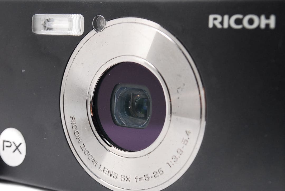 【動作良好】RICOH PX ブラック 防水・耐衝撃 エモ写真 初心者にも