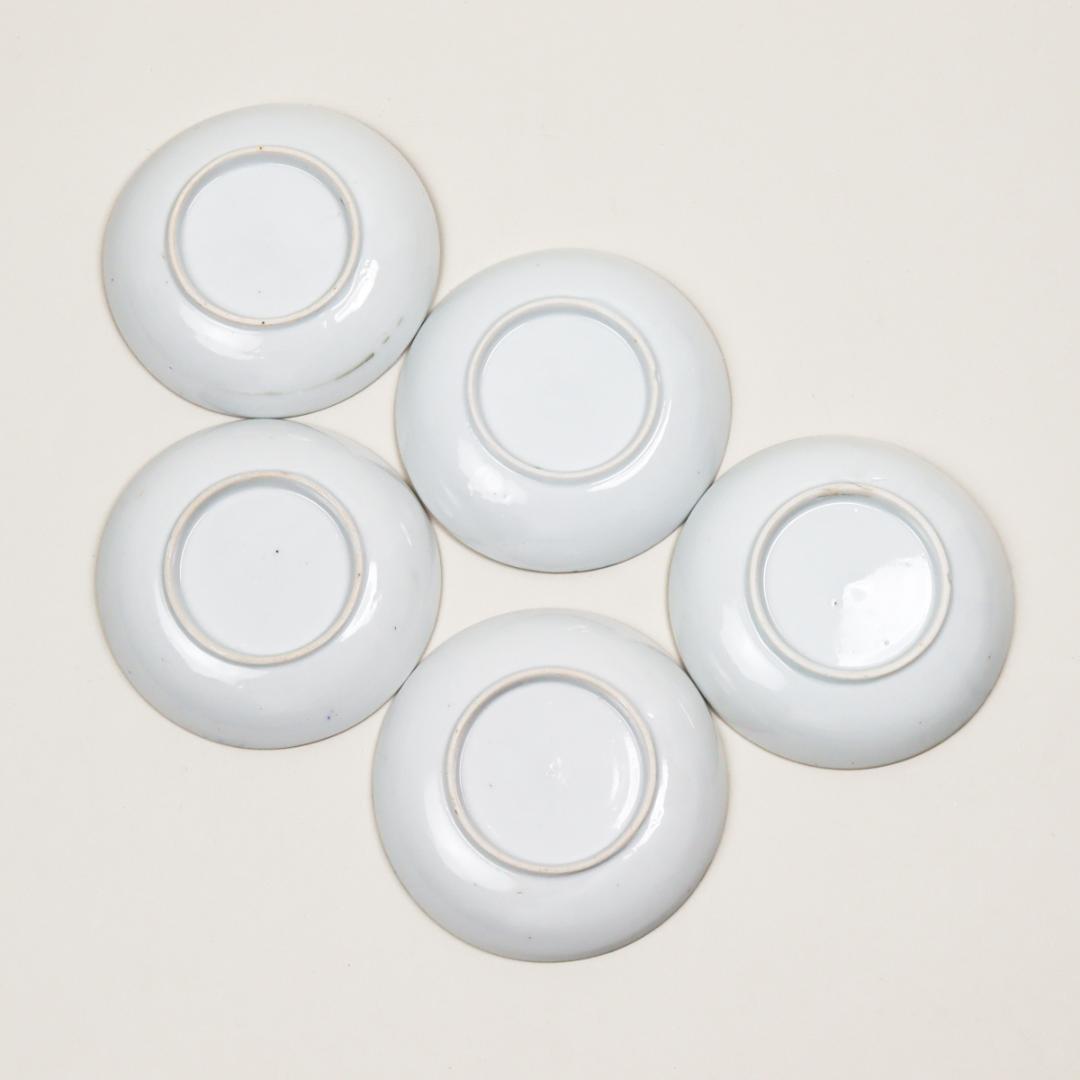 伊万里 波鯉図 皿揃い 5枚