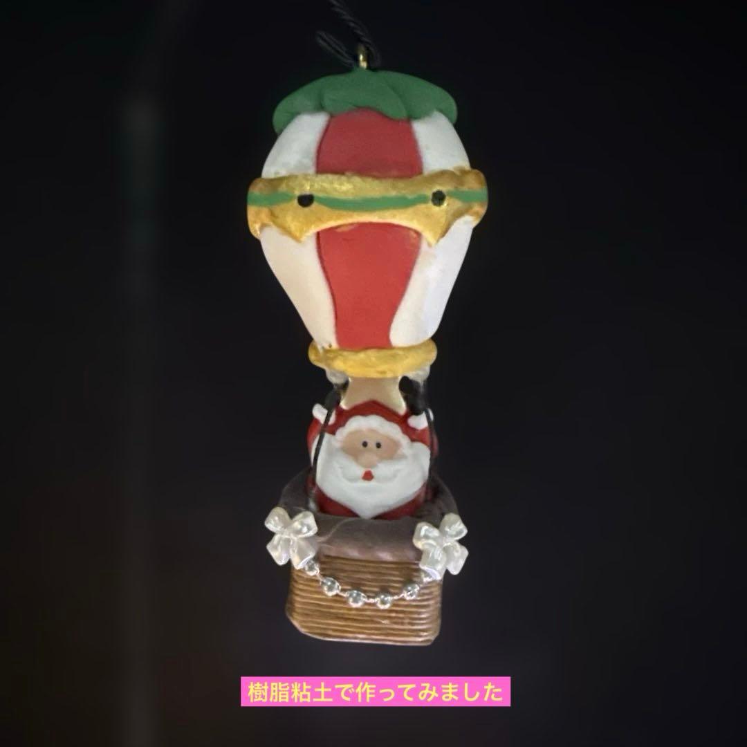 どんぐりアート♡Xmasオブジェ ホワイト　トレイン添え♡