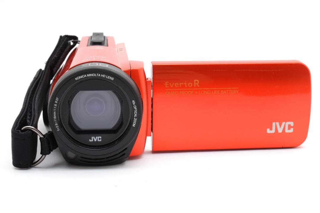 【美品】JVCケンウッド　Everio R GZ-RX680-D オレンジ