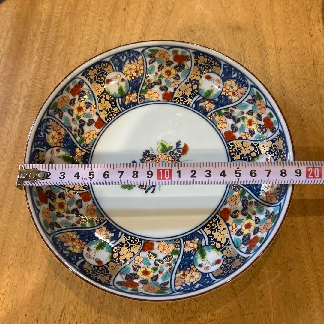 有田焼 祥楽窯 金彩古伊万里 中皿5枚セット