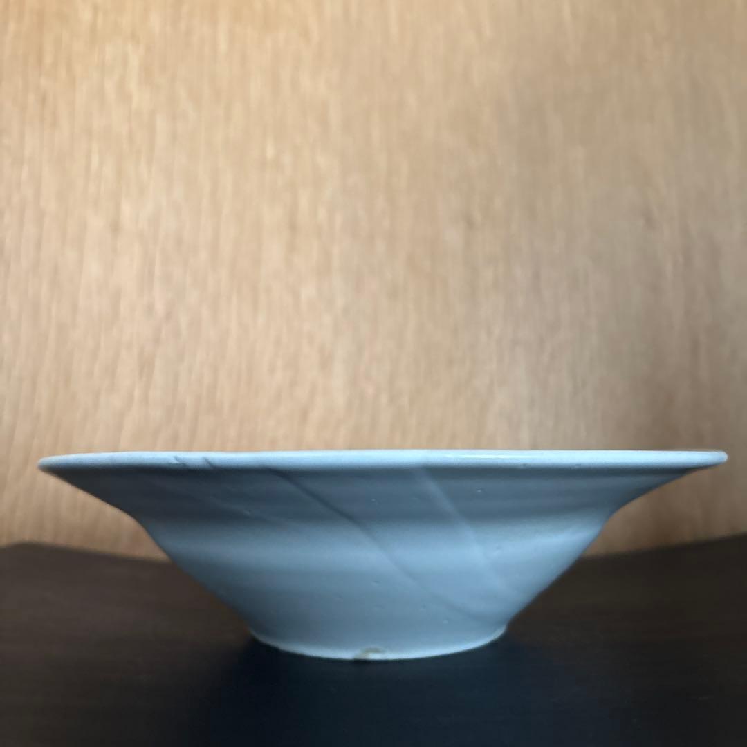 未使用品＊中本純也 白磁 リム皿 リム鉢