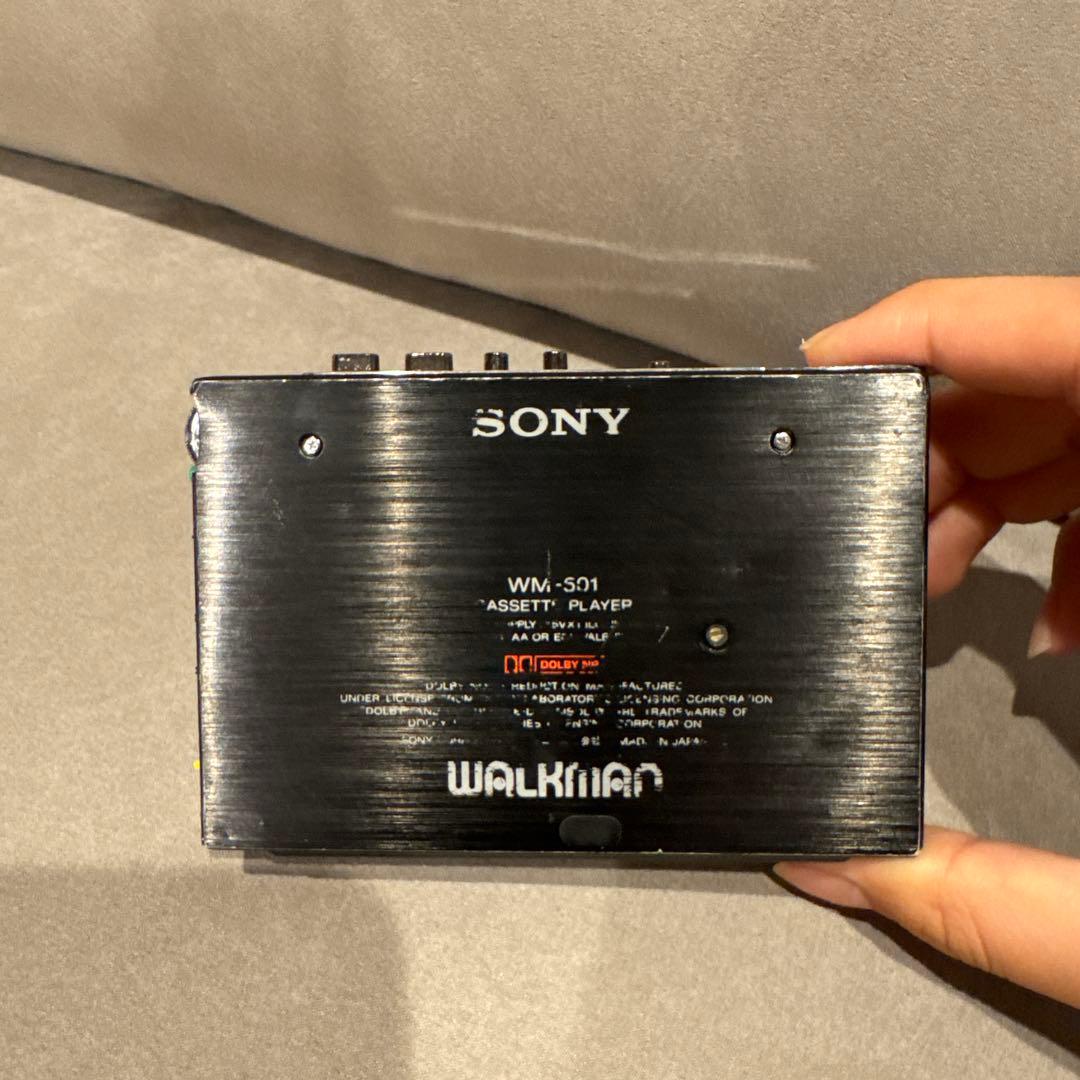 SONY カセットプレーヤーWM-501動作未確認