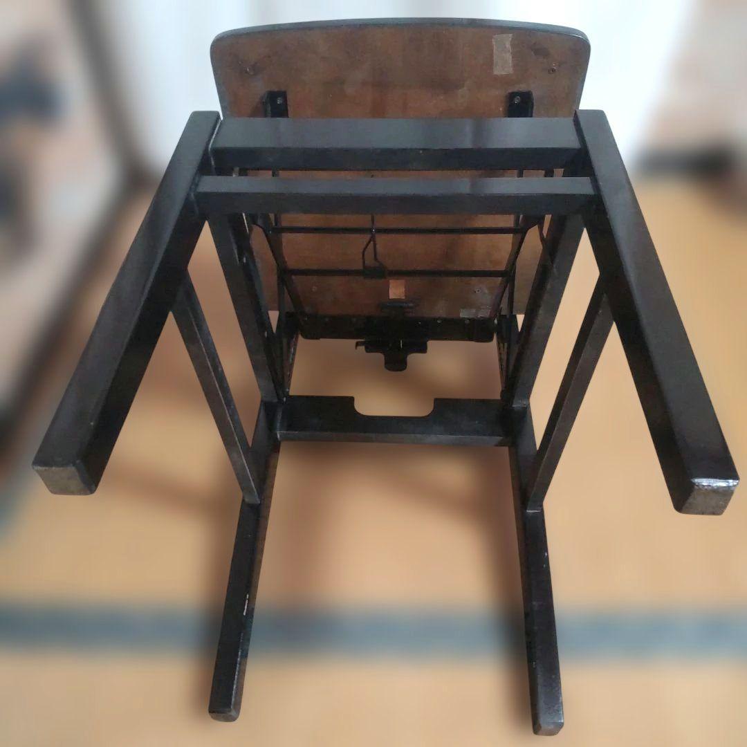 ITO トムソン椅子 ピアノ椅子 高さ調整（42~53）椅子 (ストッパー付き)