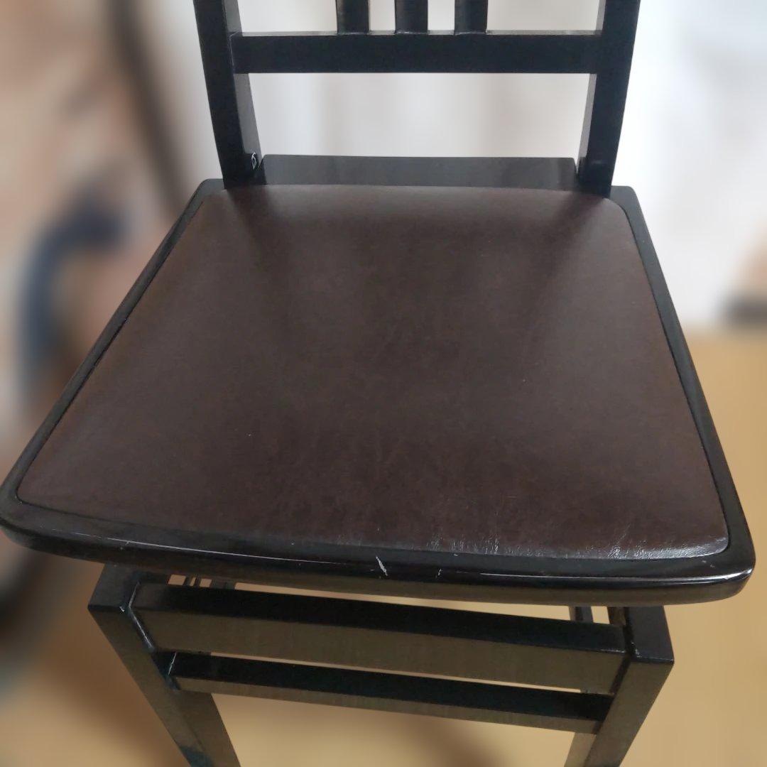 ITO トムソン椅子 ピアノ椅子 高さ調整（42~53）椅子 (ストッパー付き)