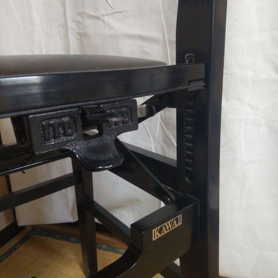 ITO トムソン椅子 ピアノ椅子 高さ調整（42~53）椅子 (ストッパー付き)