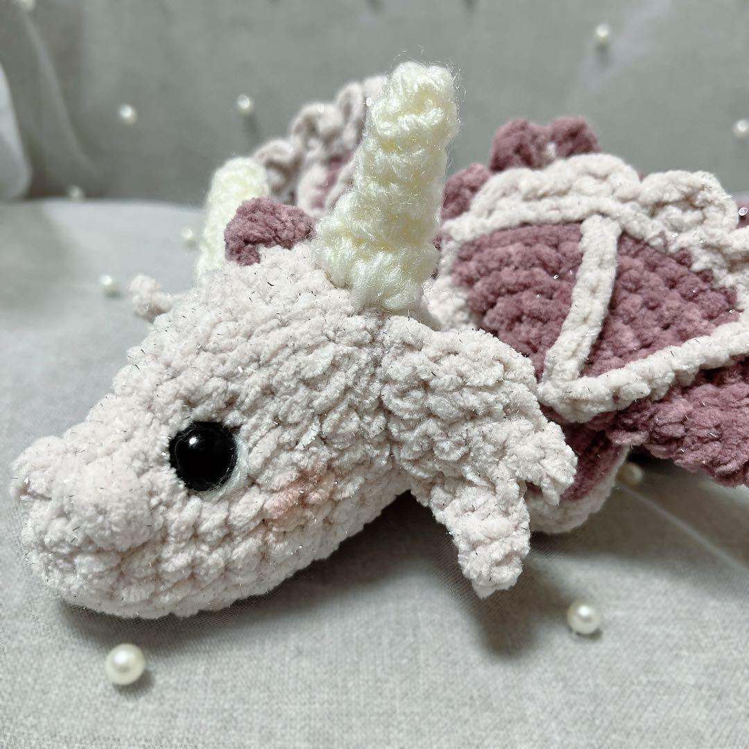 n*︎様 ドラゴン あみぐるみ ハンドメイド 編み物