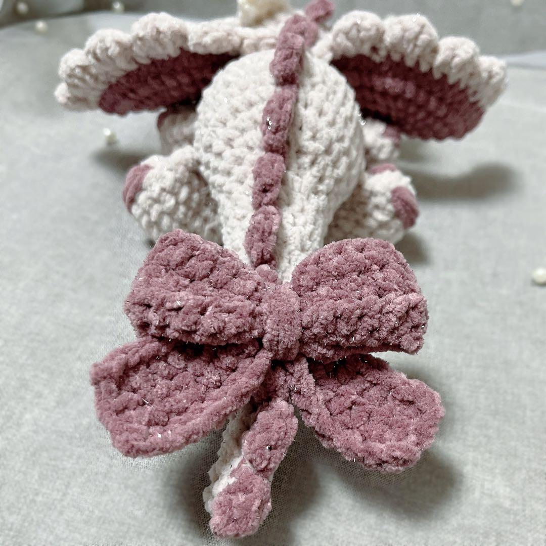n*︎様 ドラゴン あみぐるみ ハンドメイド 編み物