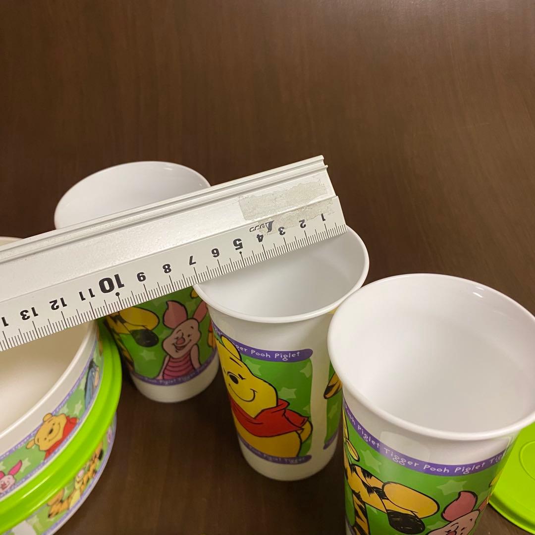 新品　タッパーウェア　くまのプーさん　ベルタンブラー　スナックカップ　ピクニック