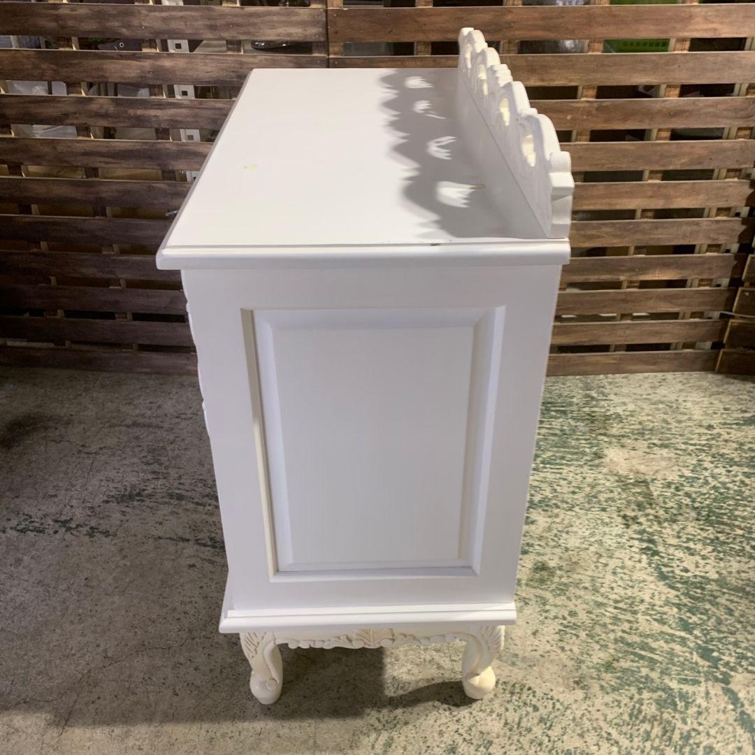 K096 スリーアイ 天然木 4段チェスト