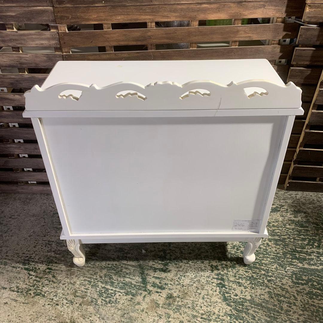 K096 スリーアイ 天然木 4段チェスト