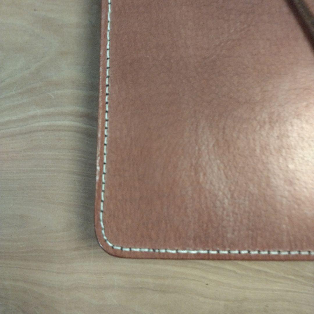 旧日本軍陸軍将校用　大型図嚢レプリカ（本皮）