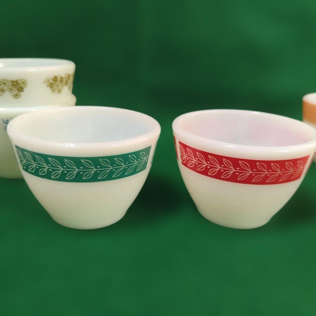 パイレックス コーニング カスタードカップ 7個セット 1個薄く欠け有