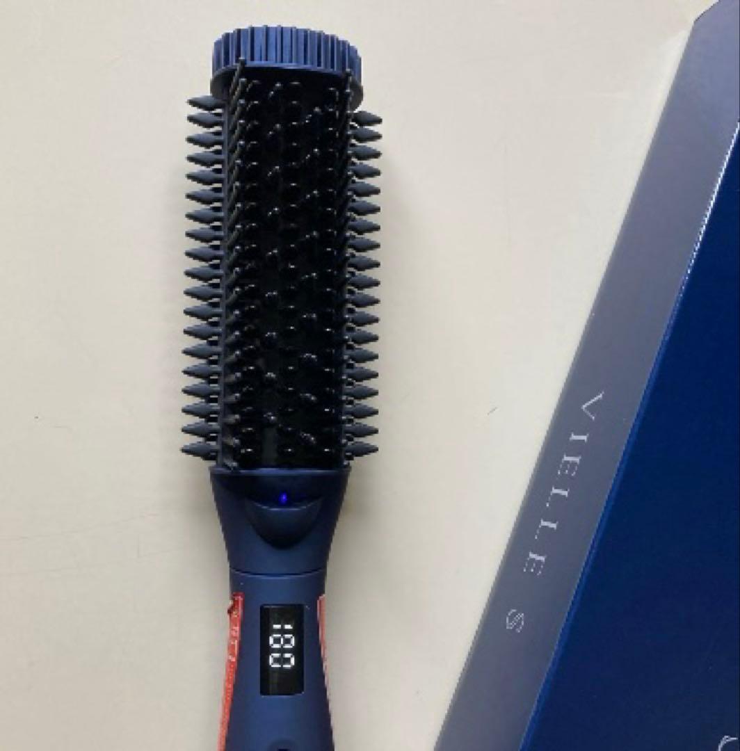お値下げ！ヴィエールs ブラシヘアアイロン ネイビー