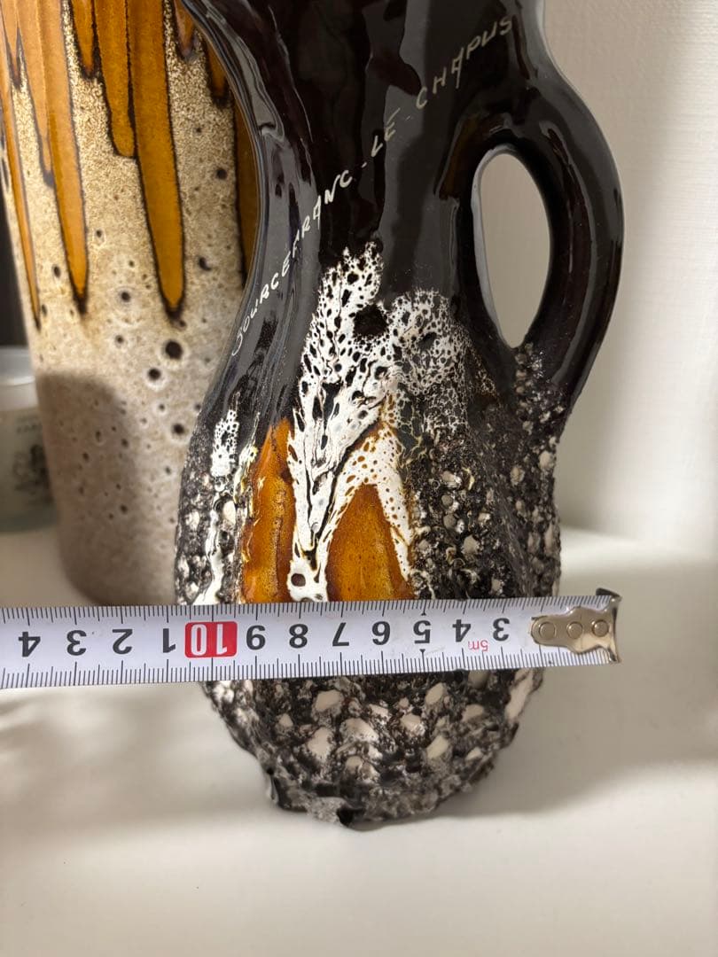 ファットラヴァ黒色と茶色のグラデーション