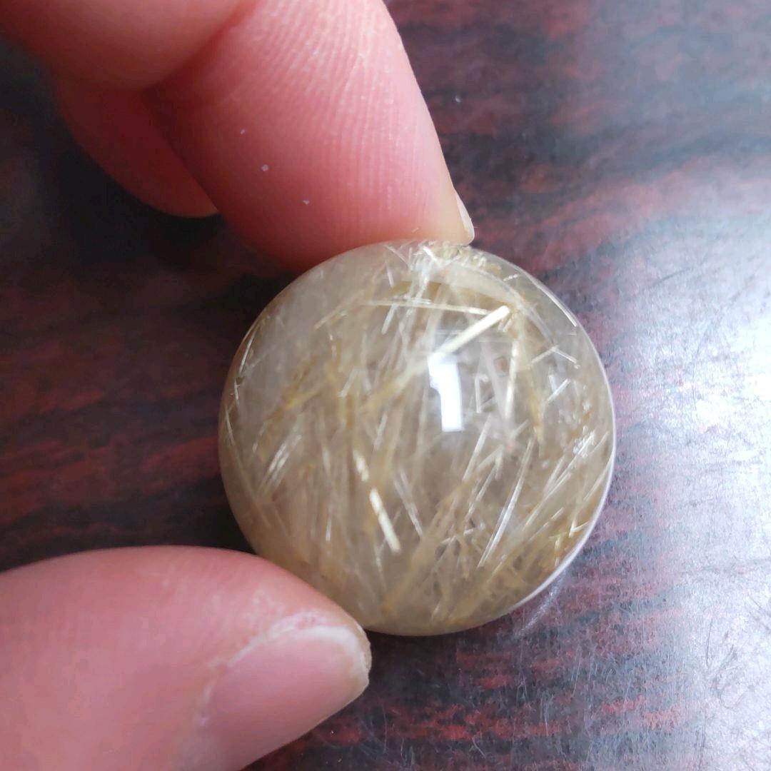 ルチルクォーツ玉