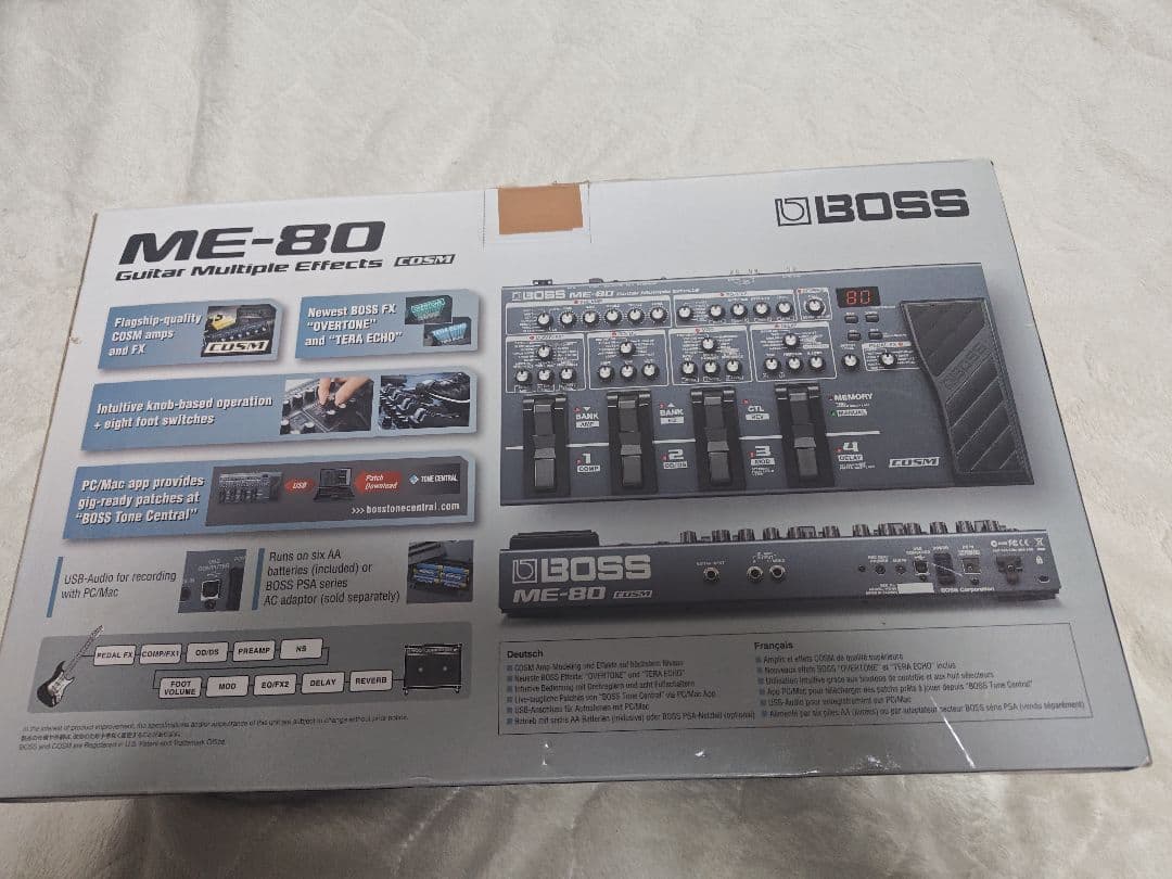 BOSS マルチエフェクター ME-80 Guitar　ほぼ未使用