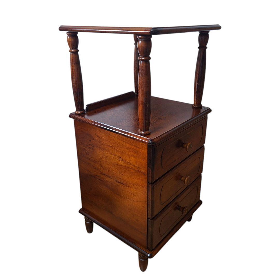 ニチハン 電話台 昭和レトロ アンティーク インテリア 木製 引き出し