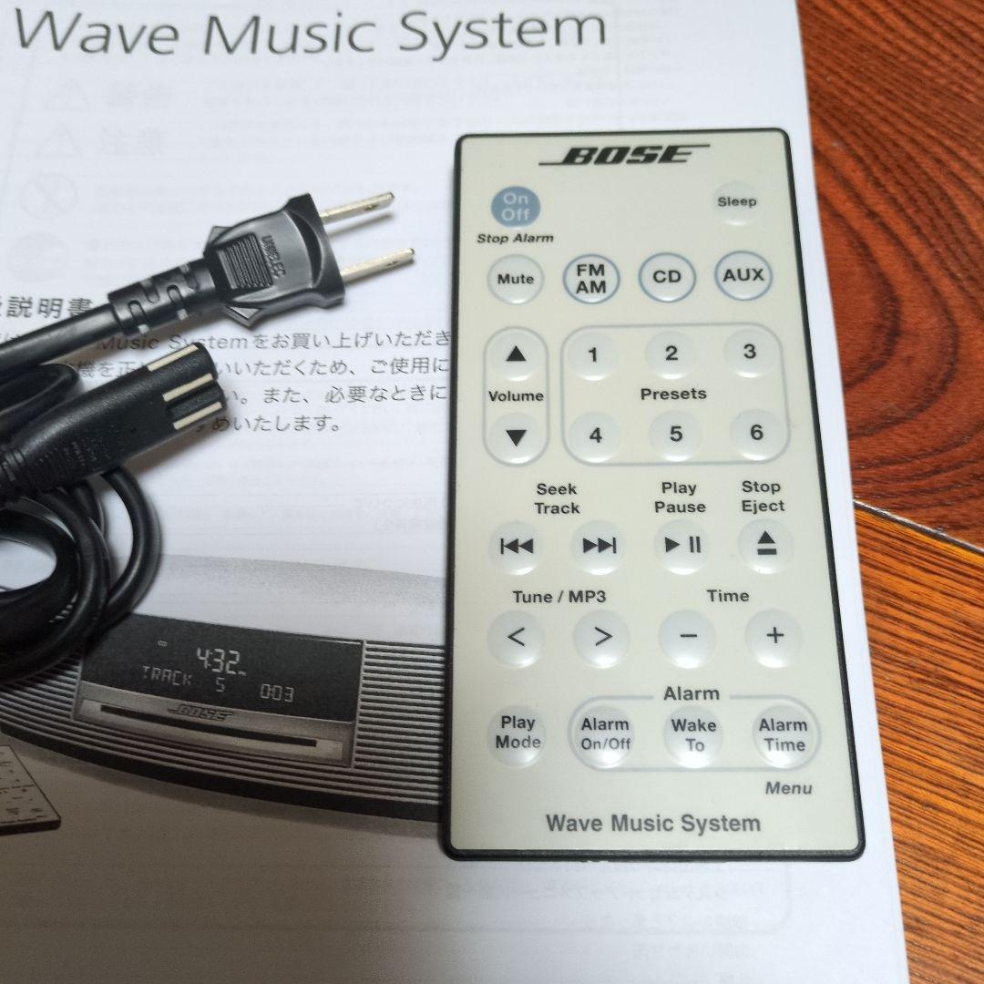 Bose Wave Music System 1後期完動品純正リモコンコード取説