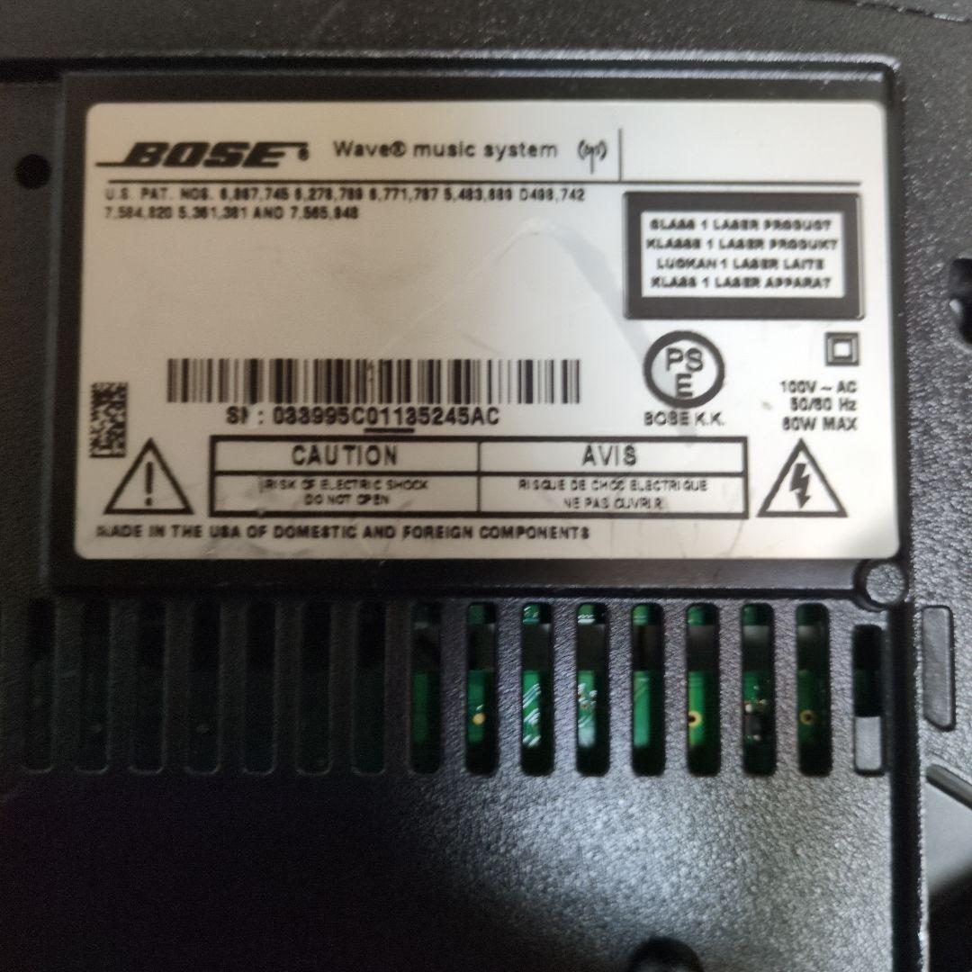 Bose Wave Music System 1後期完動品純正リモコンコード取説