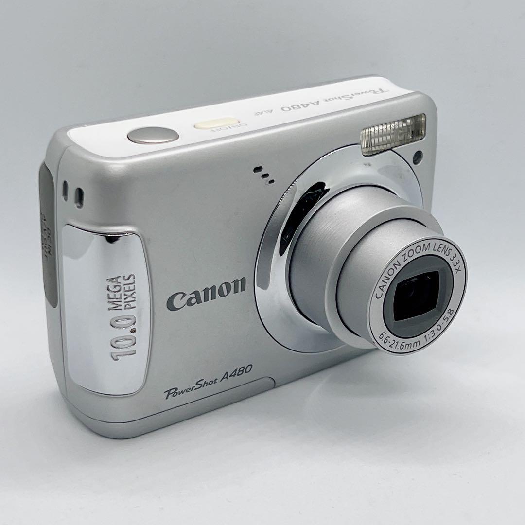 Canon PowerShot A480 シルバー デジタルカメラ 動作確認済