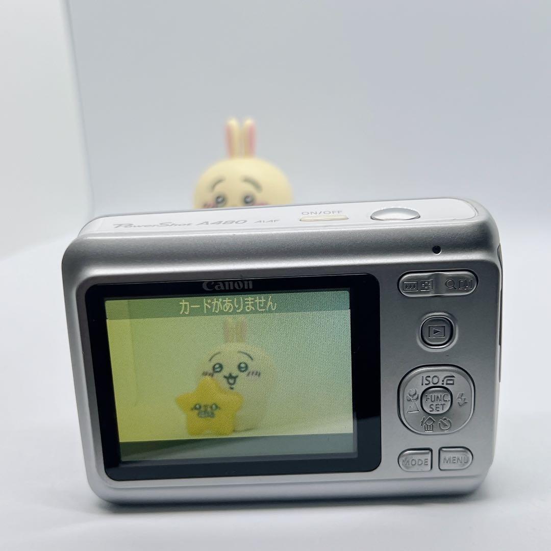 Canon PowerShot A480 シルバー デジタルカメラ 動作確認済