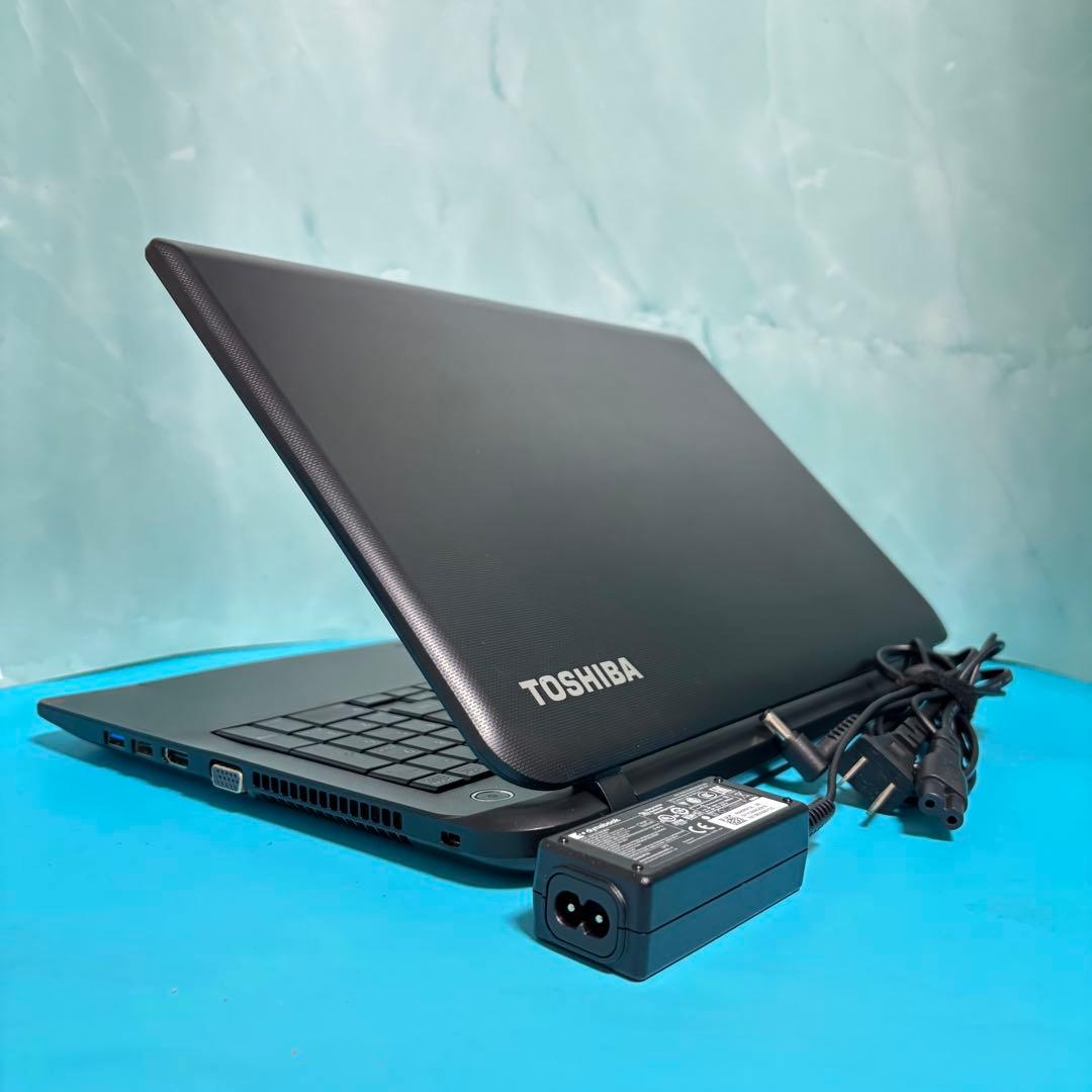 マウス付！爆速SSD✨windows11 薄型ノートPC✨オフィス カメラ 東芝