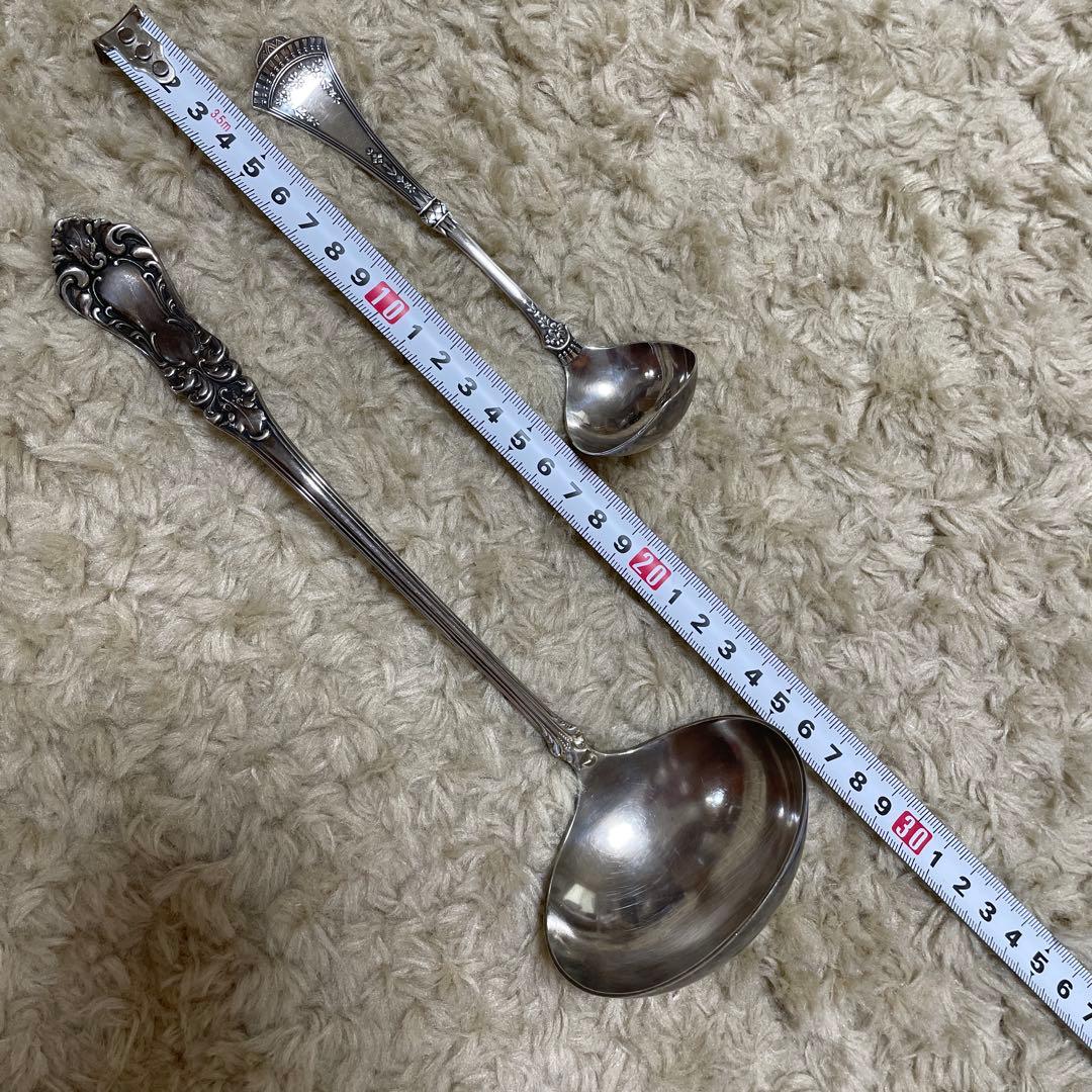 装飾的な　おたまとスプーン　セット
