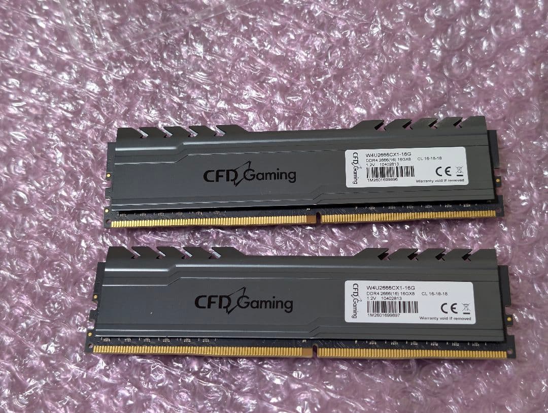 CFD Gaming DDR4 16GB 2枚セット 2666MHz メモリ