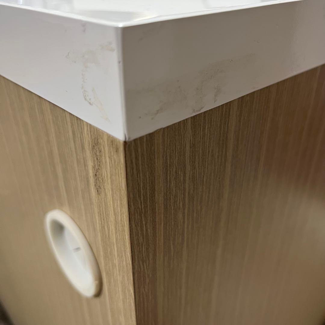 キッチンカウンター 食器棚 木目調 120 モイス　MOISS 引き出し作業台