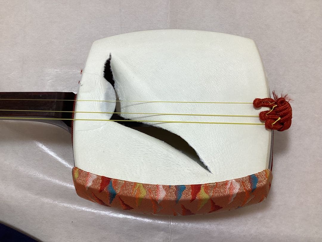 三味線本体 ケース付き　地唄