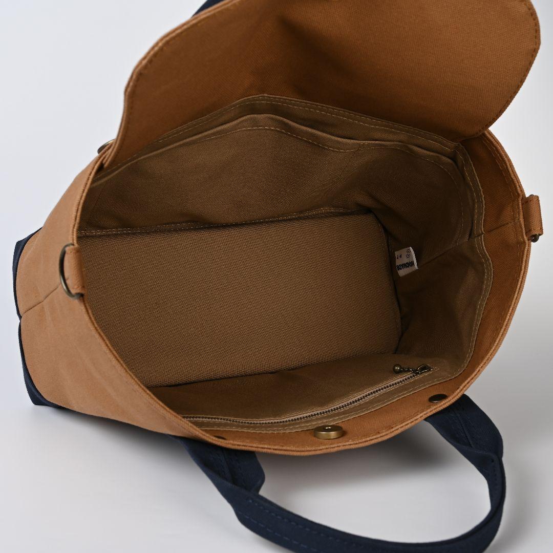 [オズのトト]8号/11号×倉敷帆布×8番糸 トートバッグL(ポケ5つ)