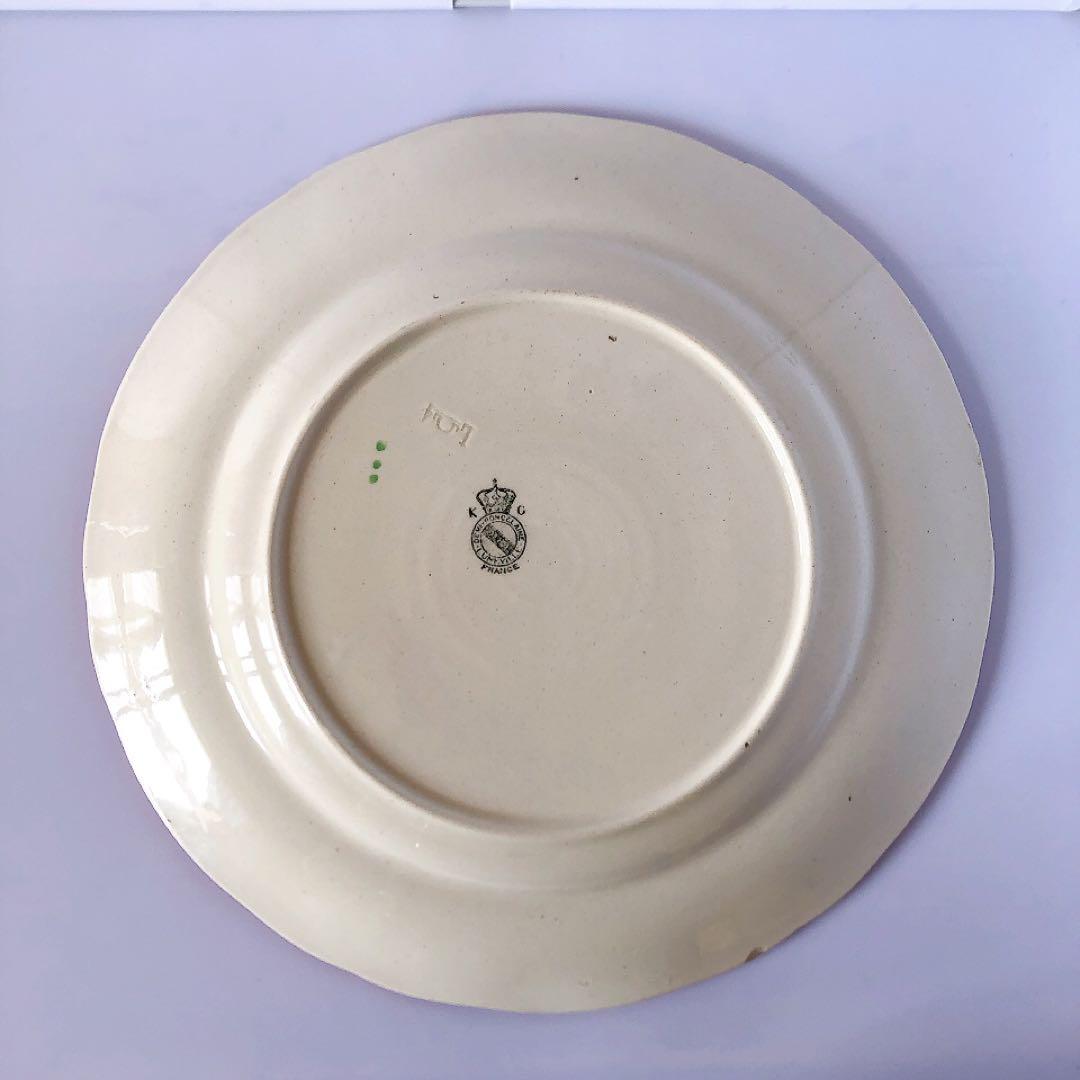 リュネヴィル Réverbère ディナープレート C フランスアンティーク食器