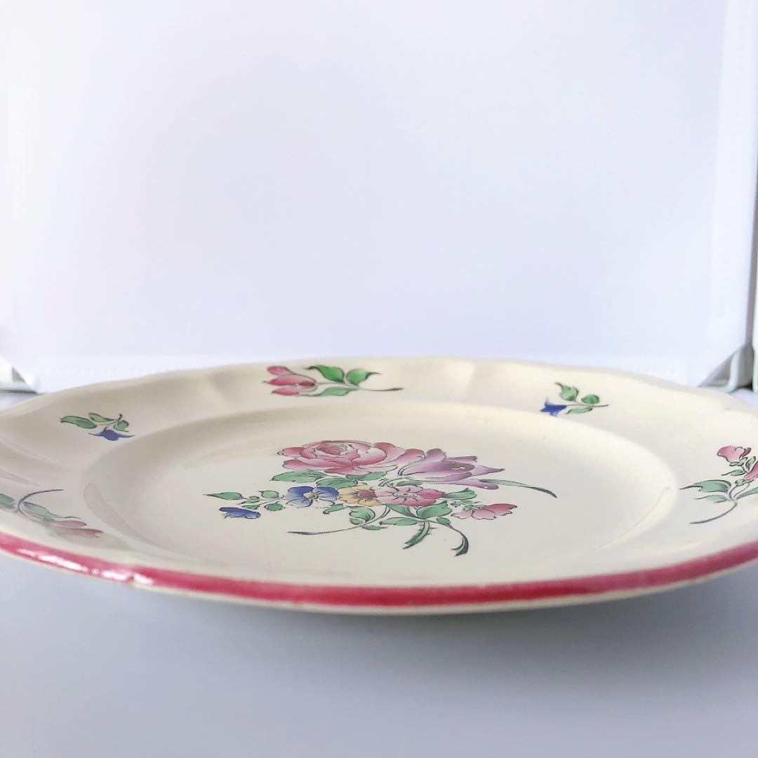 リュネヴィル Réverbère ディナープレート C フランスアンティーク食器