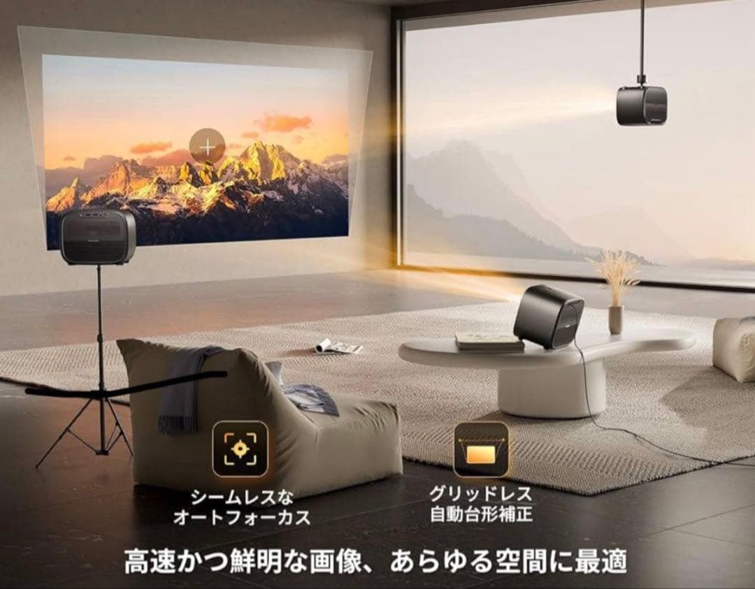 ETOE E3 Pro AndroidTV11.0 プロジェクター FullHD
