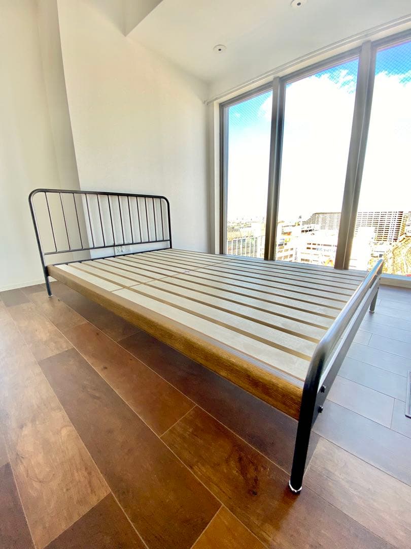 ジャーナルスタンダード SD ベッドフレーム セミダブル サンクベッド マット付