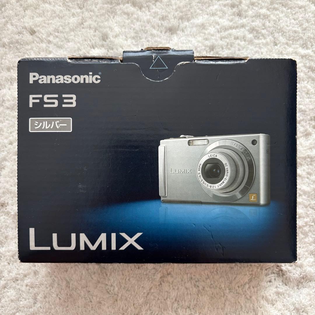 【動作品】Panasonic パナソニック LUMIX DMC-FS3 シルバー