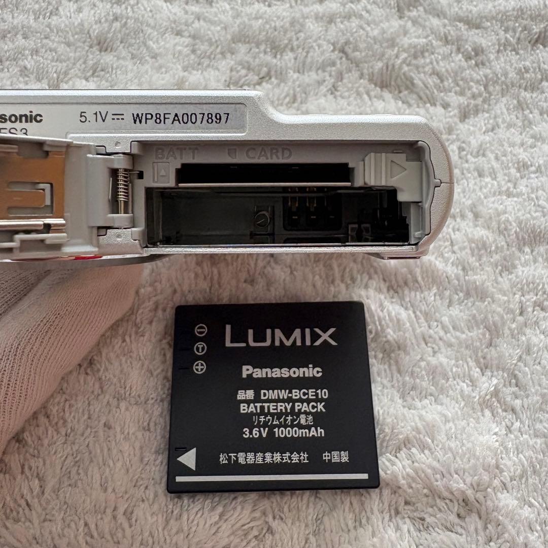 【動作品】Panasonic パナソニック LUMIX DMC-FS3 シルバー