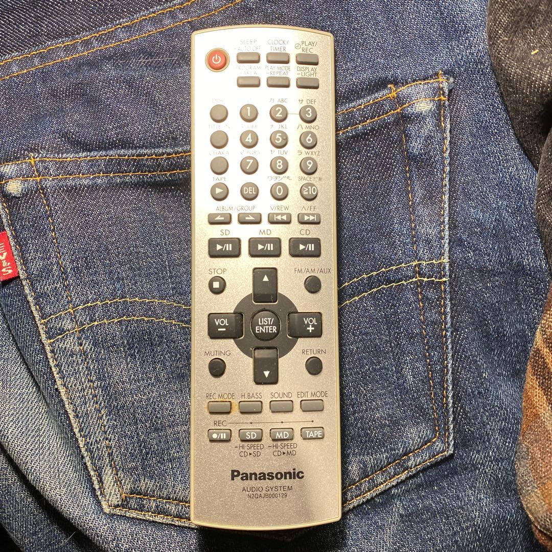 【ジャンク】Panasonic SDコンポ SA-PM710SD リモコン付