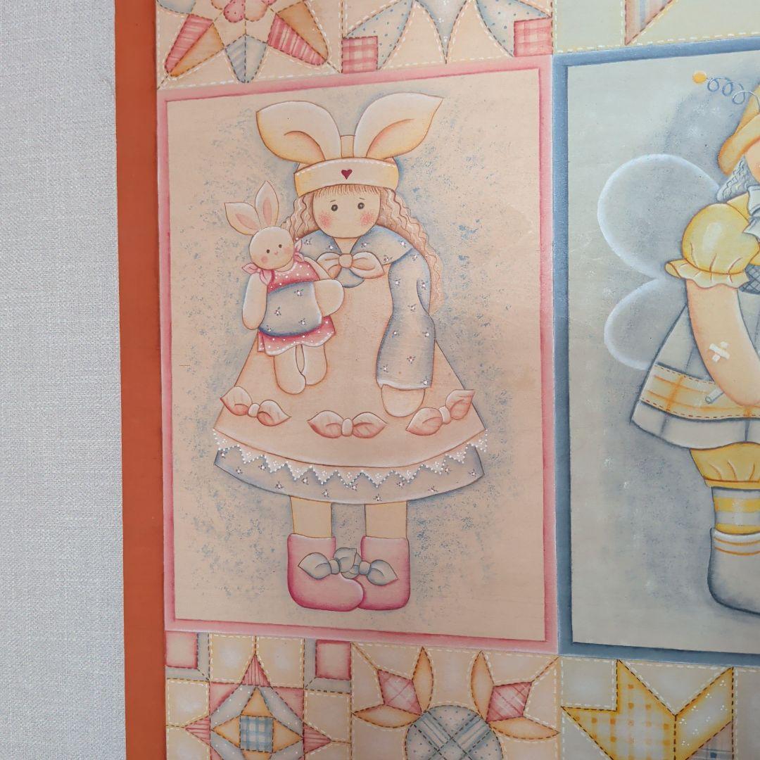 トールペイント　四季　71cm✕44cm