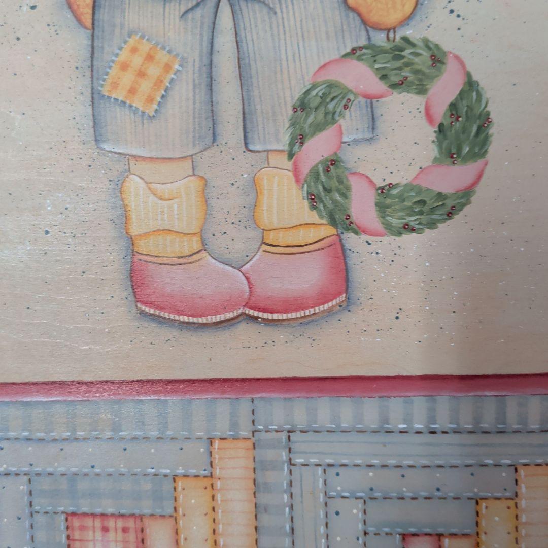 トールペイント　四季　71cm✕44cm