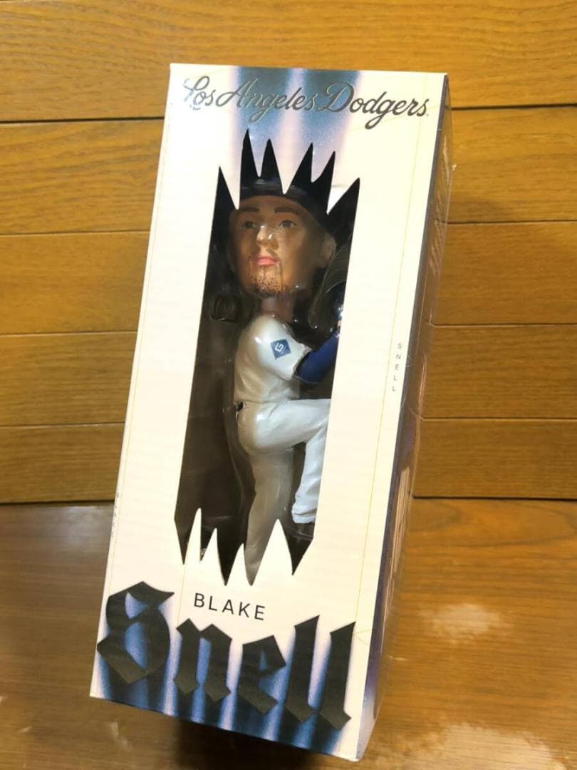 非売品 スタジアム限定 LAドジャース ブレイク・スネル ボブルヘッドフィギュア