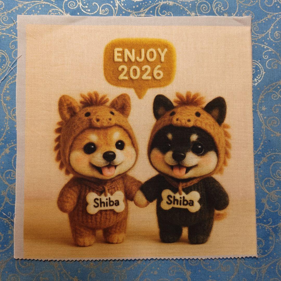 ご確認用　mamasan様 わんこさん柄　ハンドメイド　12月