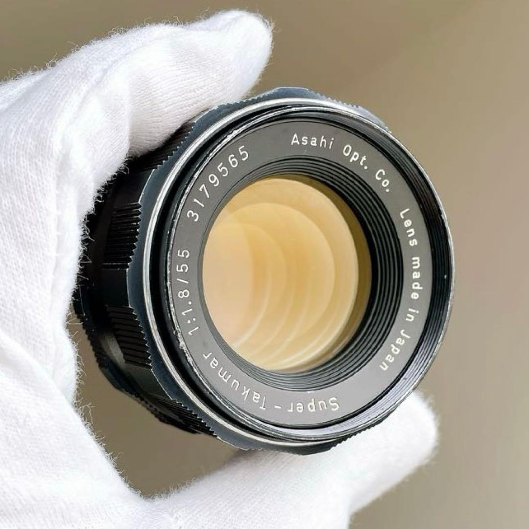 【美フレア】Super Takumar 55mm f1.8 整備済 m42