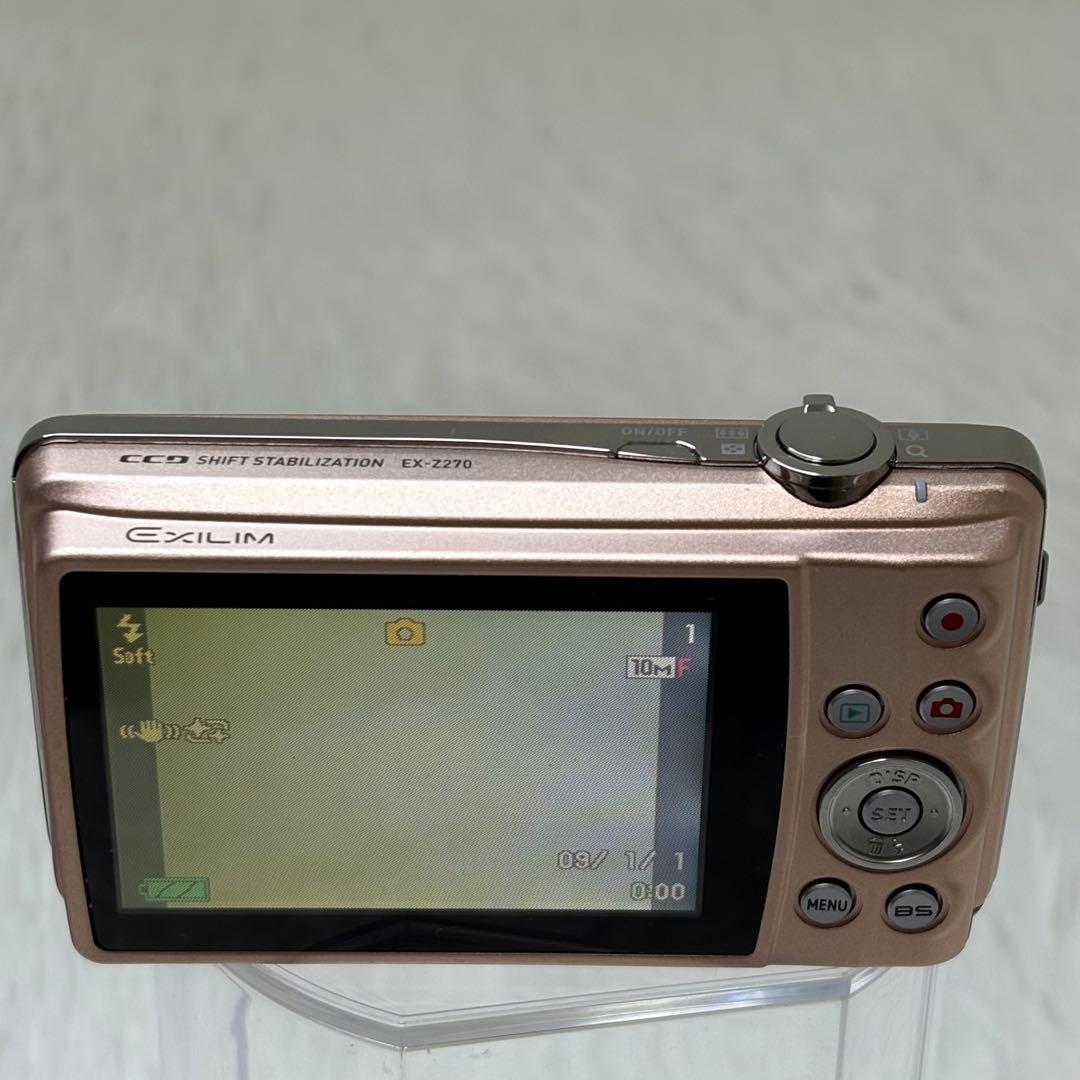 CASIO カメラ　エクシリム　EX-Z270 ピンク　コンデジ　動作品