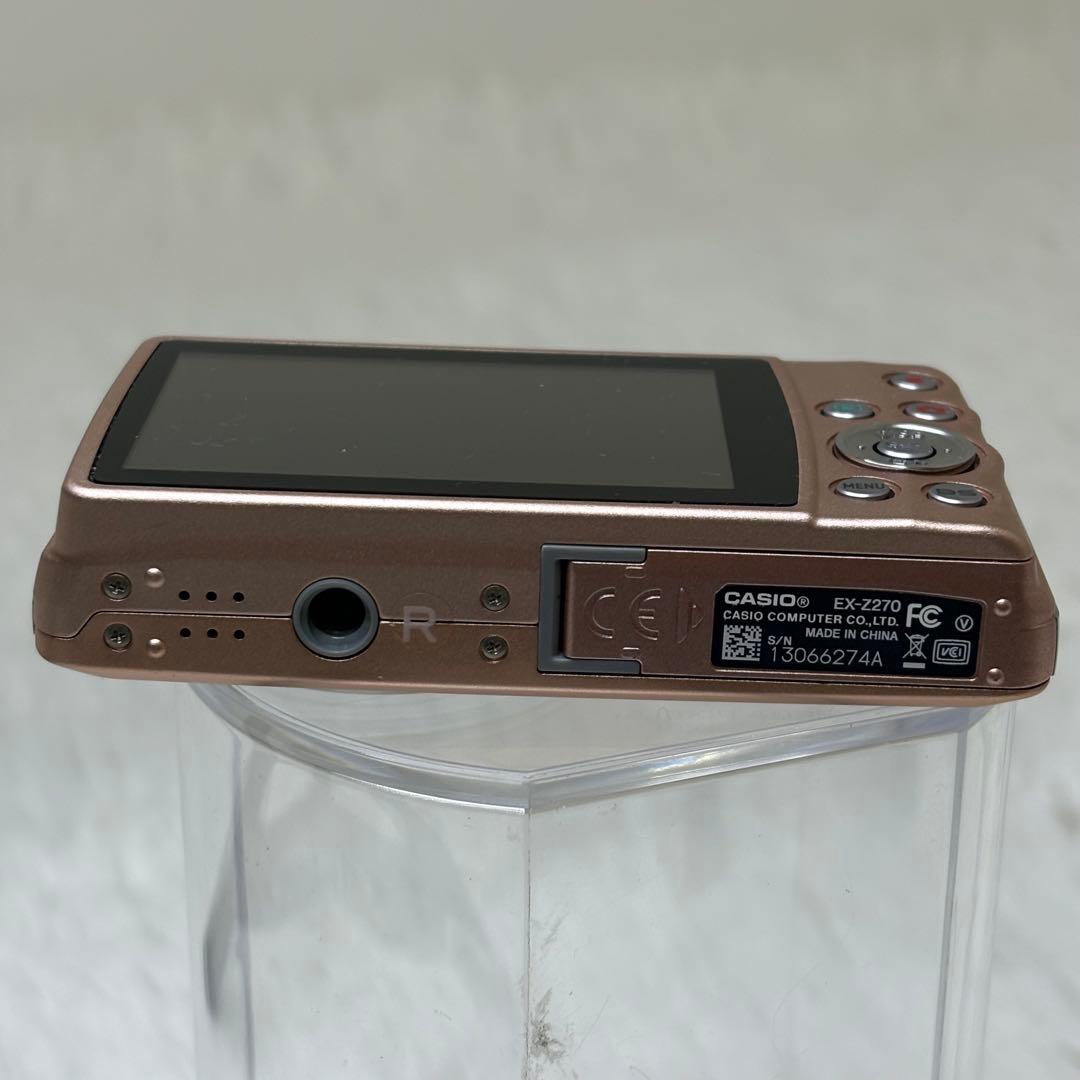 CASIO カメラ　エクシリム　EX-Z270 ピンク　コンデジ　動作品