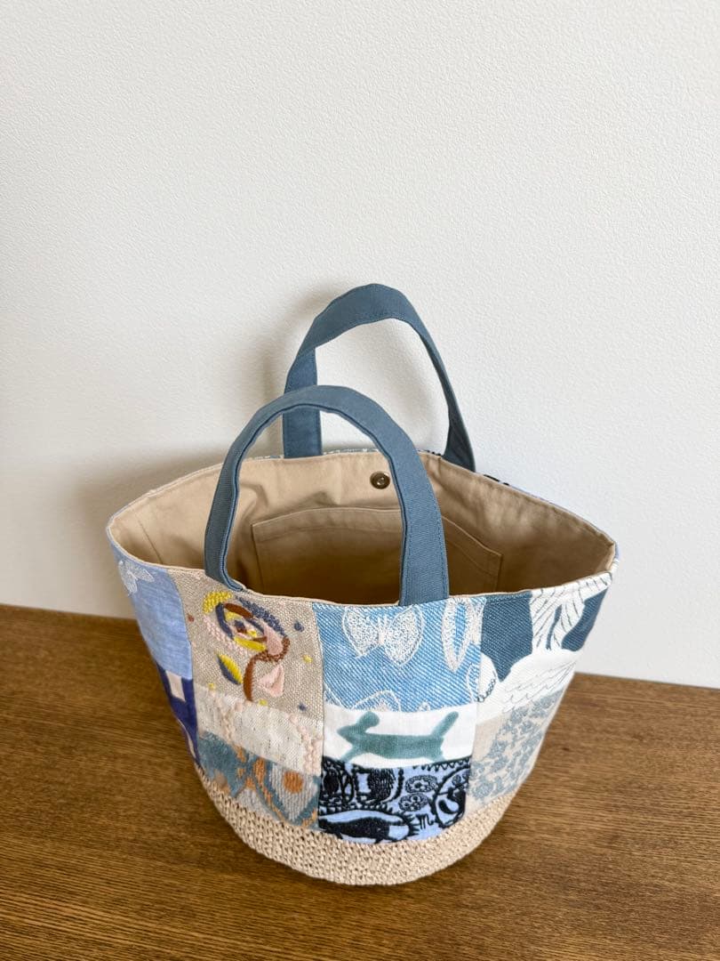 バケツトート＊ミナペルホネン　パッチワーク