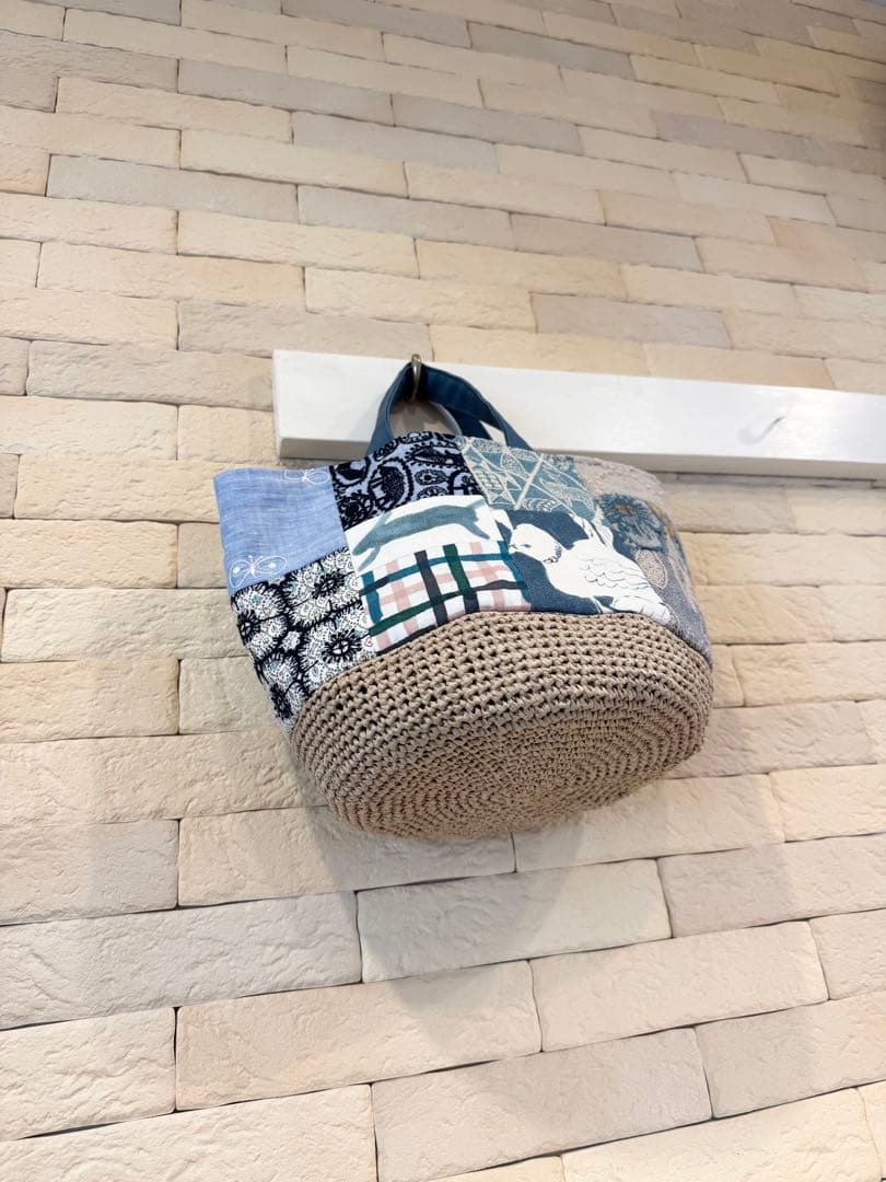 バケツトート＊ミナペルホネン　パッチワーク