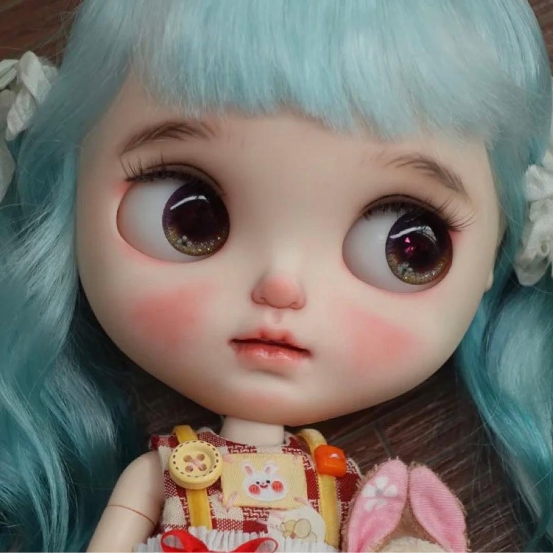 作家様カスタムブライス 人形 キラキラ 微笑みちゃん 優しい フルセット