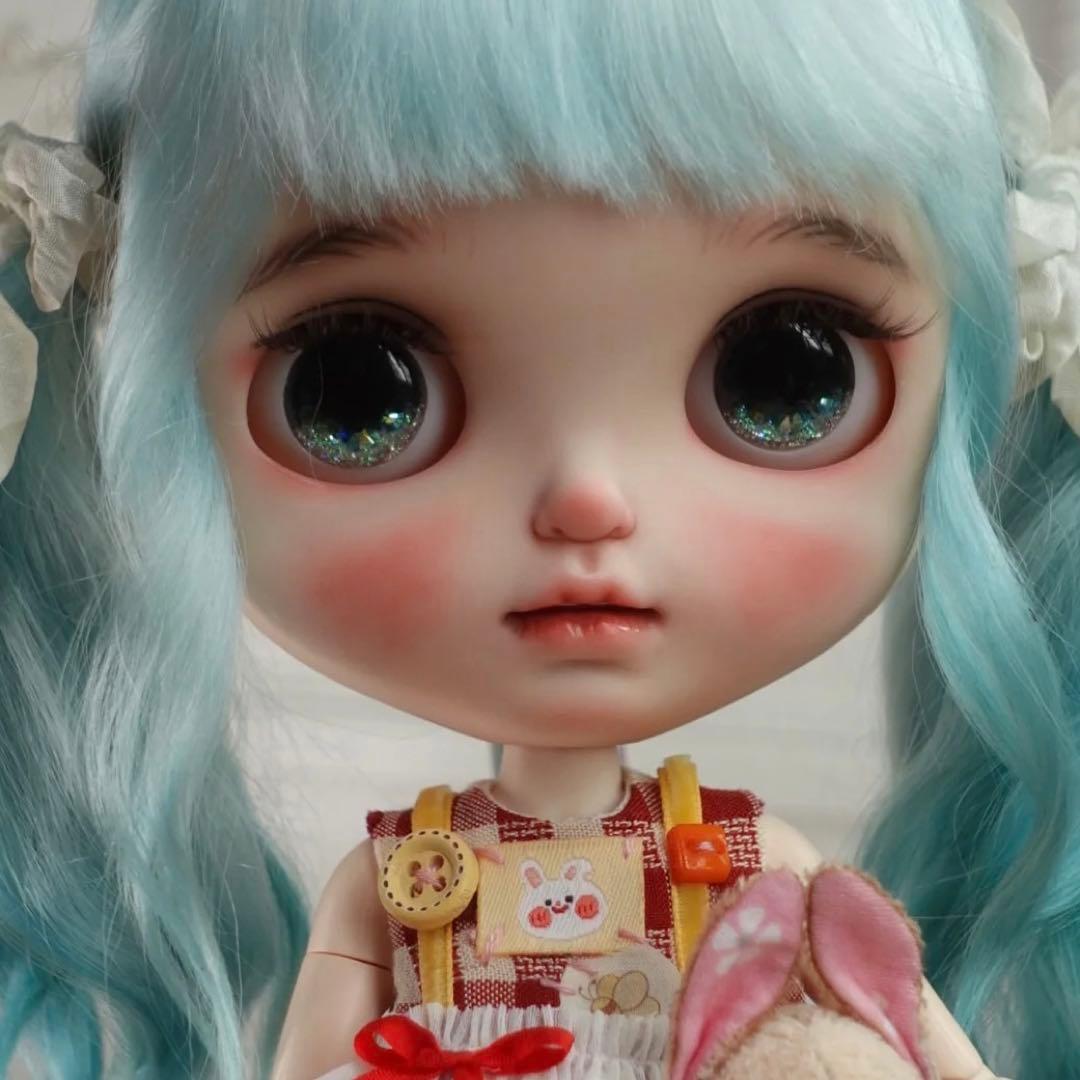 作家様カスタムブライス 人形 キラキラ 微笑みちゃん 優しい フルセット